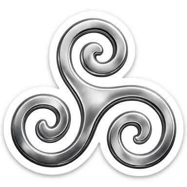 Celtic Triskele Spiral sticker