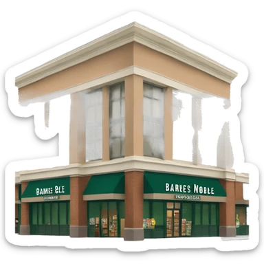 Barnes & noble store sticker