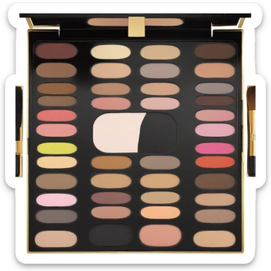 YSL makeup palette  sticker