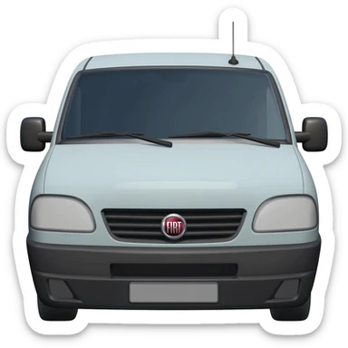 light grey Fiat Ducato camper van sticker