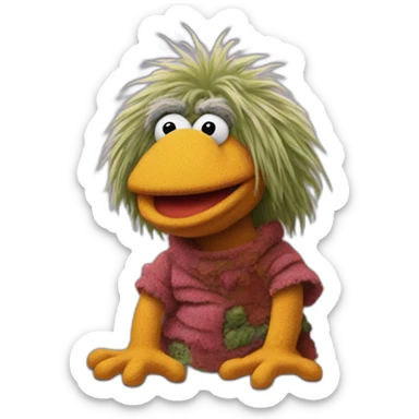 Fraggle Rock sticker