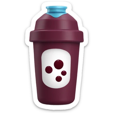 Bordeaux Protein shaker cup sticker