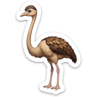 Ostrich sticker