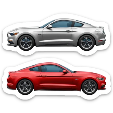 Ford Mustang perfect view sticker
