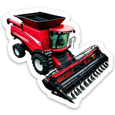 CaseIH harvester sticker