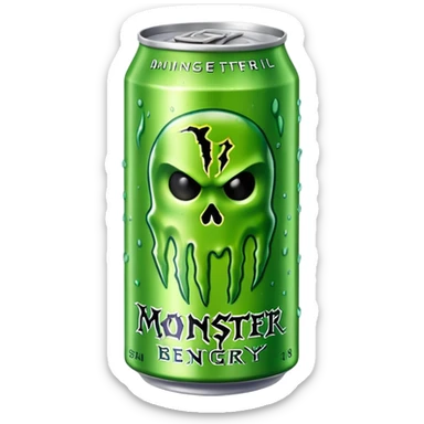 Monster energy drink sticker