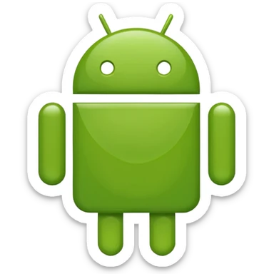 App android logo sticker