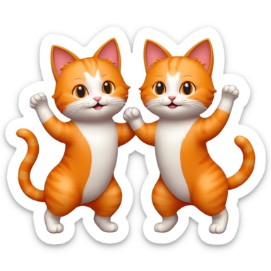 Gatos dançando sticker