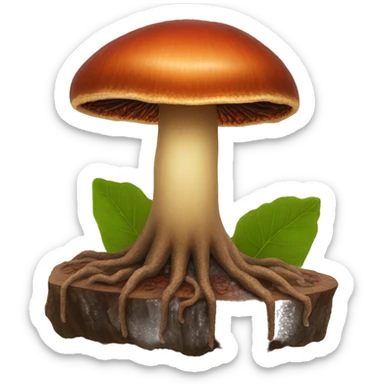 hongo ganoderma sticker