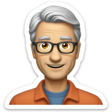 Jean LIEBER, a researcher and professor at Charlemagne's Institute of Technology sticker