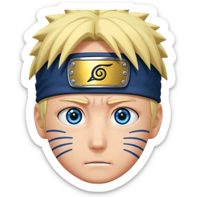 Naruto eyes sticker