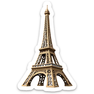 eiffel tower sticker