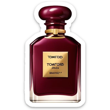 Parfum Tom Ford Burgundy sticker