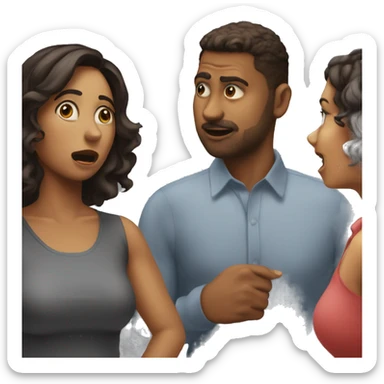 Distracted Boyfriend: Iconic-style Candid Likeness Meme

A meme featuring a man looking at another woman while his partner reacts angrily sticker