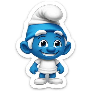 Smurfs sticker