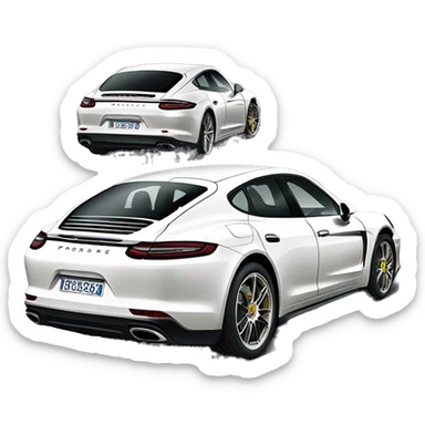 Porshe panamera  sticker
