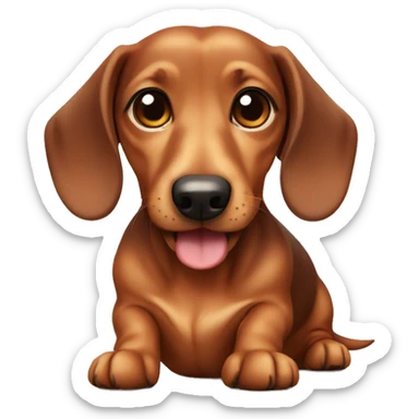Dachshund cute sticker