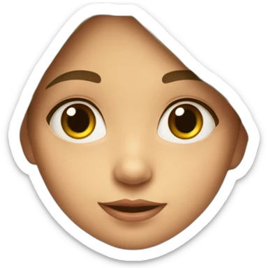 Una niña con un girasol sticker