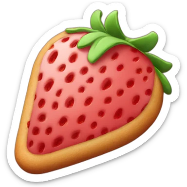 strawberry cookies sticker