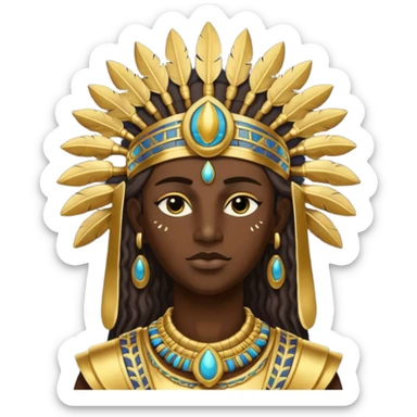 Khonsu, the Moon God from Egyptian Gods sticker