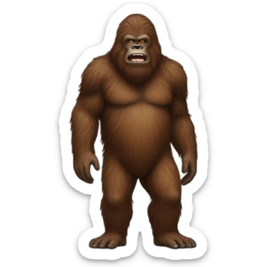 Bigfoot sticker