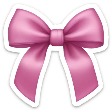 pretty bow sticker