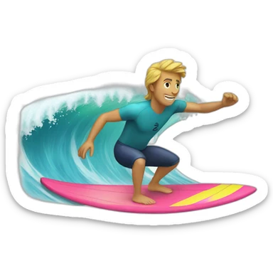 SURFING  sticker
