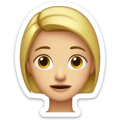 stressed-woman sticker