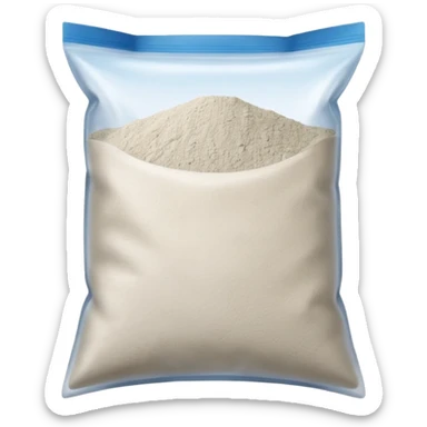 cement powder square bag sticker