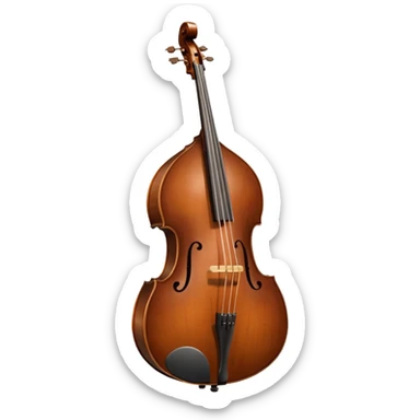 Double bass sticker