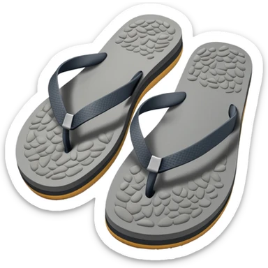 Flip-Flops – Pebble Gray, the width and height of image must be equal in size sticker