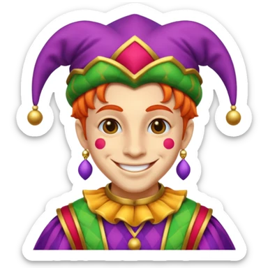 Jester sticker