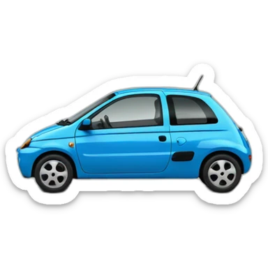 Blue 1993 Renault Twingo sticker