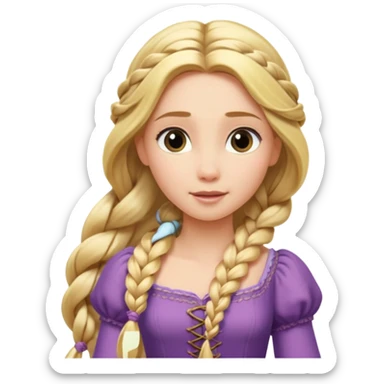 Rapunzel grimm brothers sticker