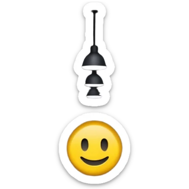 dark tunnel with simple round opening and shadowy interior, Google emoji style sticker