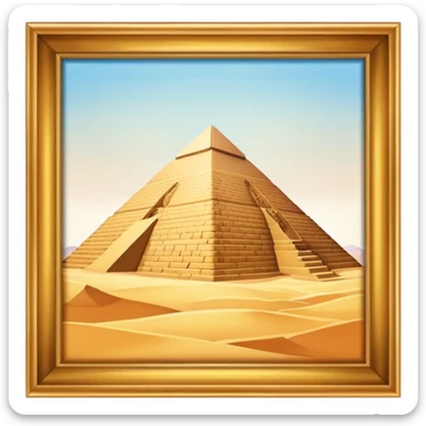 egypt pyramid sticker
