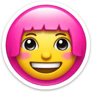 A cute button sticker