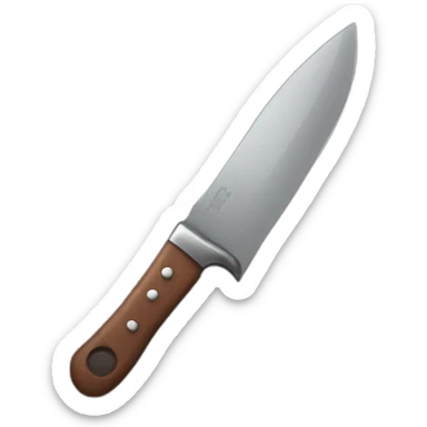 Stabbing knife sticker