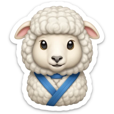 A sensei that is a sheep sticker