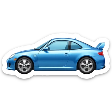 2d Car facing left facing left sticker