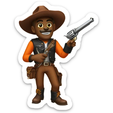 pistol pete osu sticker