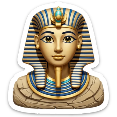 taştan yapılmıs Egyptian materyal sticker