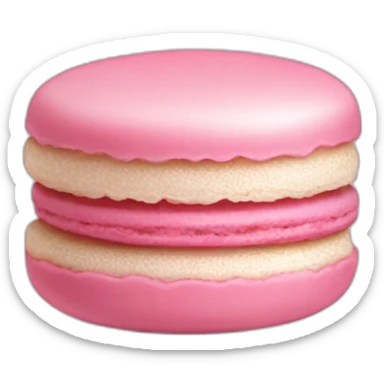soft pink macaroon sticker