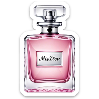 Miss dior perfume sticker