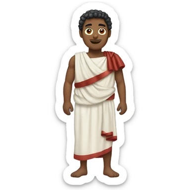 roman in a toga  sticker