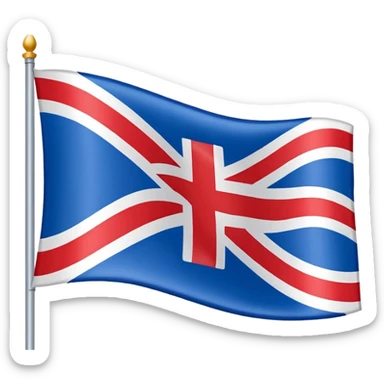 Ulster banner flag emoji for nothern irelaNd sticker