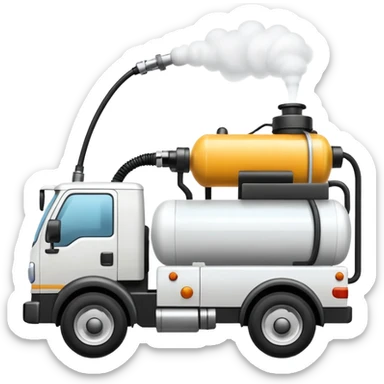 Bug sprayer truck sticker