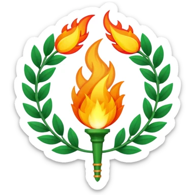
Laurel Wreaths
Torch Relays
Stadium Flags sticker