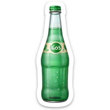 A bottle of goli soda sticker