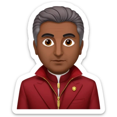 Turn Reza Pahlavi into a bear's ketchup sauce. sticker